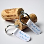 wine cork keychains