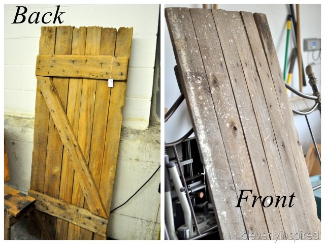 Old Barn Door Desk