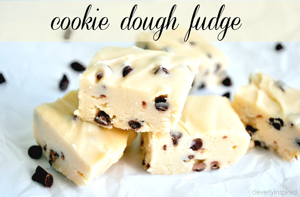 Cookie Dough Fudge Recipe (no bake)