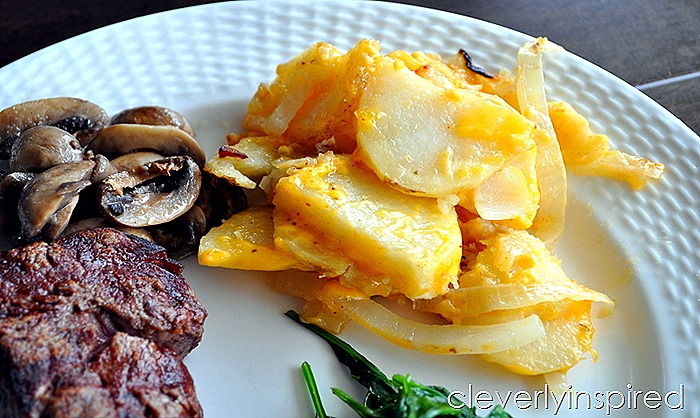 easy cheesy grilled potatoes @cleverlyinspired (2)