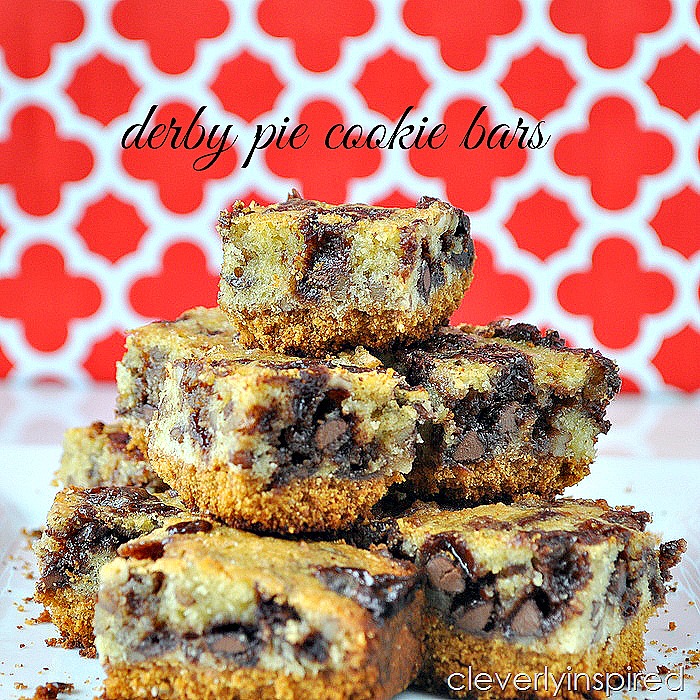 Derby Pie Cookie Bars @cleverlyinspired (5)