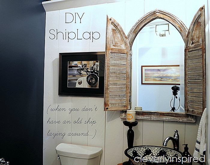 DIY shiplap @cleverlyinspired (1)