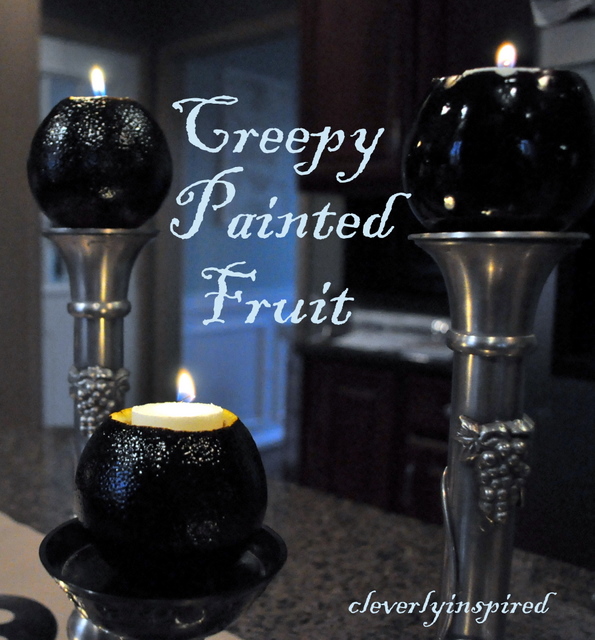Creepy Painted Fruit