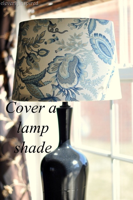 DIY Salvage: making a lamp shade cover