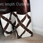 Custom length curtains for less