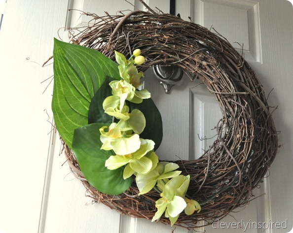 Two Minute Spring Wreath