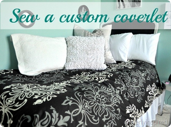 Sew A Custom Coverlet Cleverly Inspired