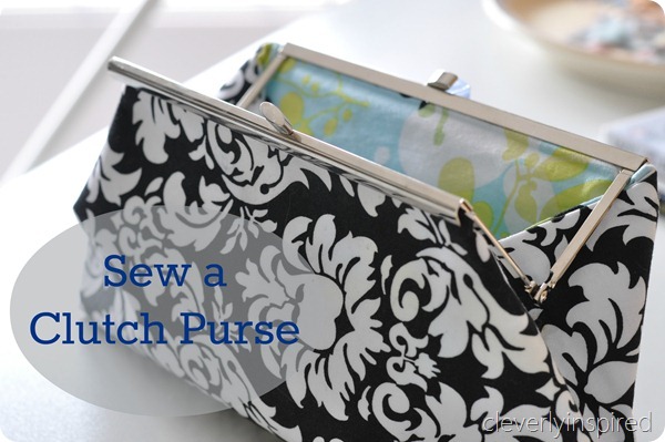 Update: How to sew a clutch and finish it