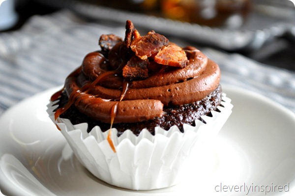 chocolate cupcake with bacon recipe (11)