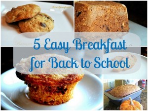 5 easy Back To School Breakfast Recipes