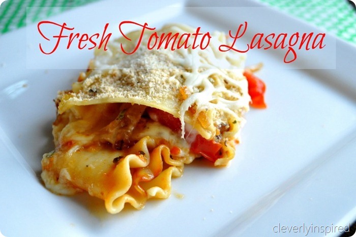 fresh tomato lasagna cleverlyinspired(7)