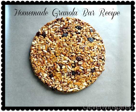 homemade granola bar recipe @cleverlyinspired (3)2