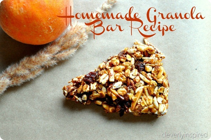 homemade granola bar recipe @cleverlyinspired (6) 2