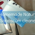 Natural soap scum homemade cleaner (recipe)