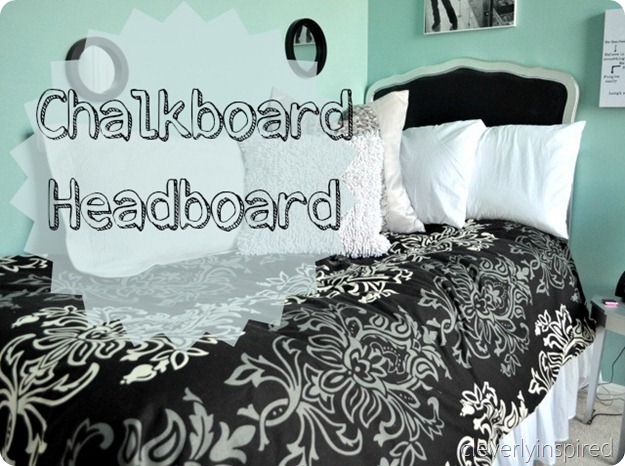 chalkboard headboard @cleverlyinspired (1)