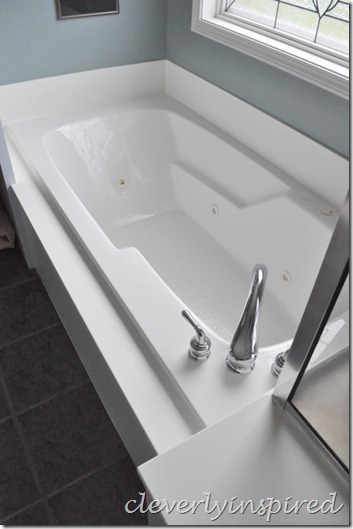 how to paint cultured marble tub surround @cleverlyinspired (5)