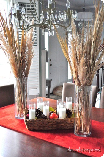 natural fall centerpiece @cleverlyinspired (12)