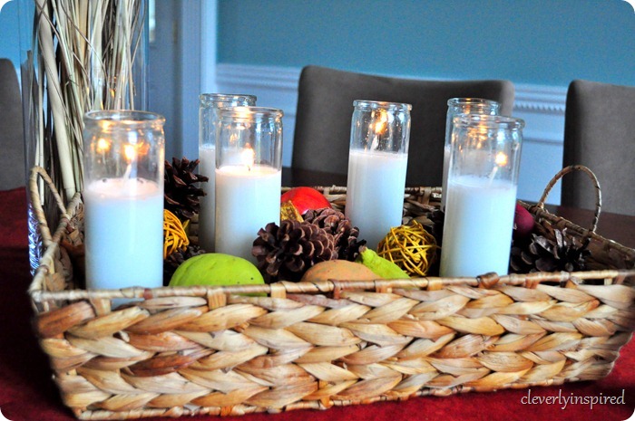 natural fall centerpiece @cleverlyinspired (18)