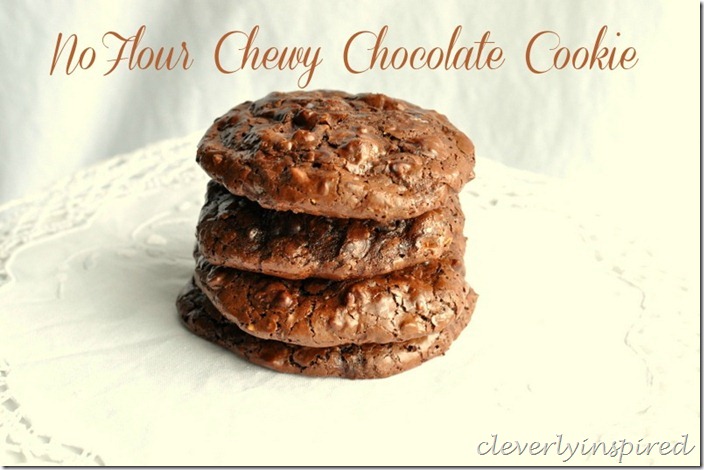 no flour chewy chocolate cookie @cleverlyinspired (10)