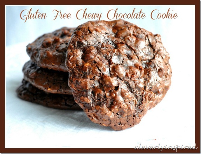 no flour chewy chocolate cookie @cleverlyinspired (6)