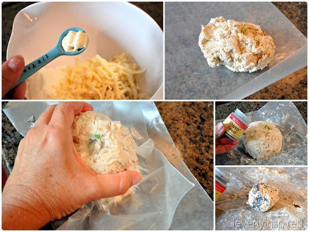 spider cheese ball (halloween appetizer) @cleverlyinspired (9)