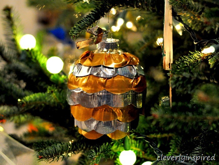 duck tape craft christmas ornament @cleverlyinspired (4)