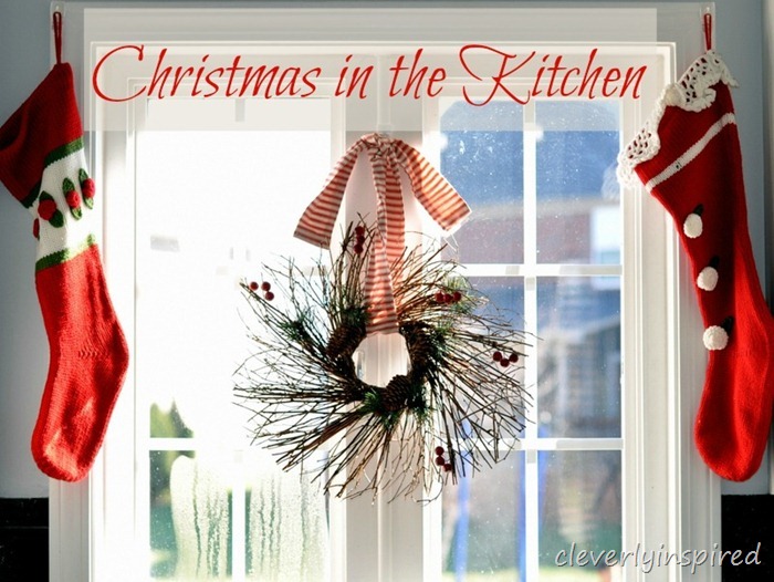 holiday decorating in the kitchen @cleverlyinspired (14)