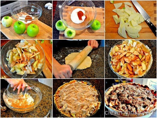 crumb crust apple pie recipe @cleverlyinspired (3)