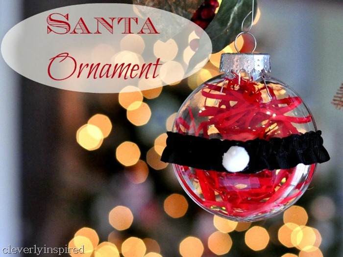 Santa Ornament