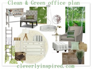 Clean and Modern Office/Craft space (moodboard)
