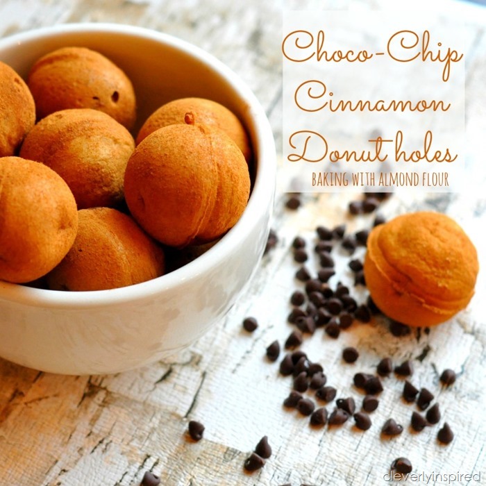 chocolate cinnamon donut holes baking with almond flour @cleverlyinspired (1)