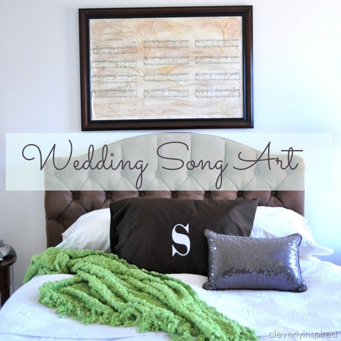 Wedding Song art DIY @cleverlyinspired (4)