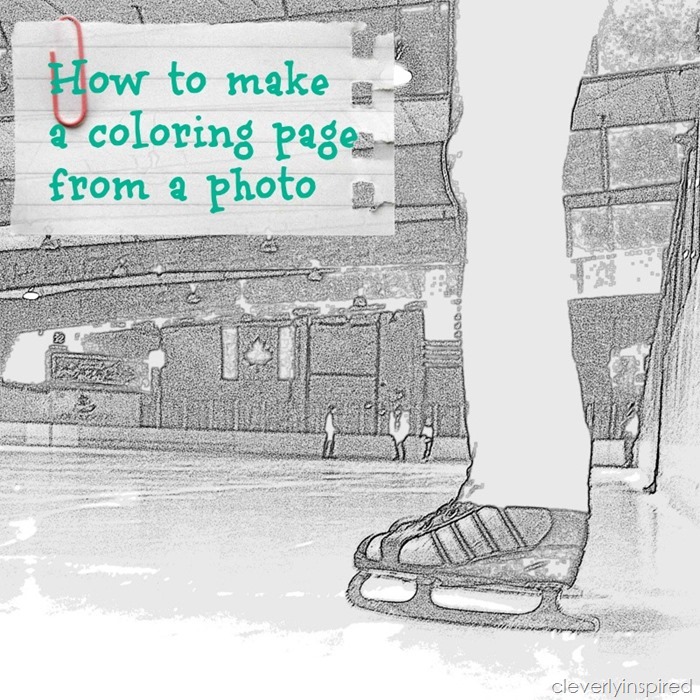 how to make a coloring page from a photo @cleverlyinspired (1)cv