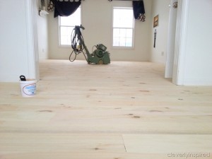 White wash Pine Hardwood flooring