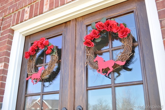 Kentucky Derby Wreath @cleverlyinspired (1)