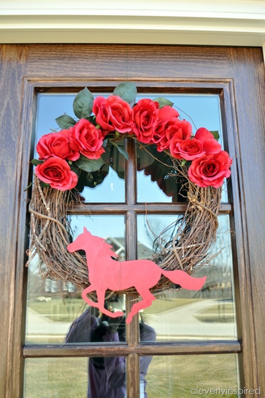 Kentucky Derby Wreath @cleverlyinspired (2)