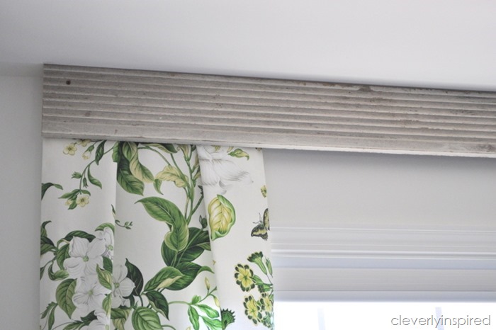 using old trim to create a valance @cleverlyinspired (2)