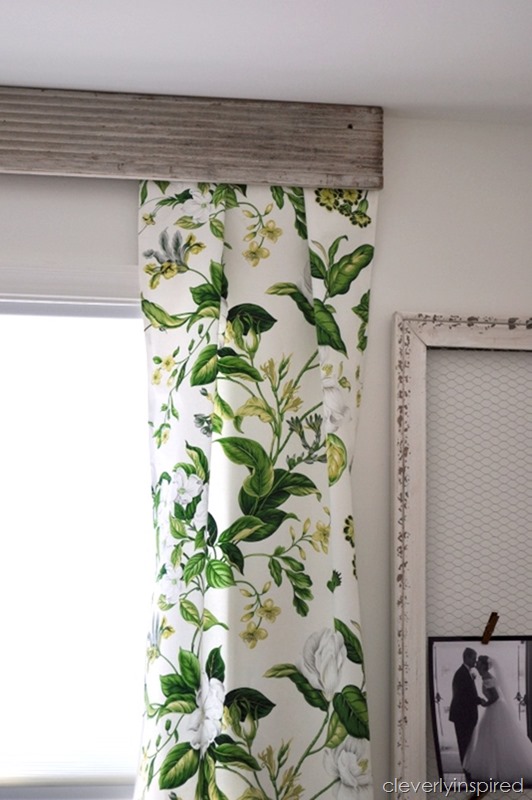 using old trim to create a valance @cleverlyinspired (4)