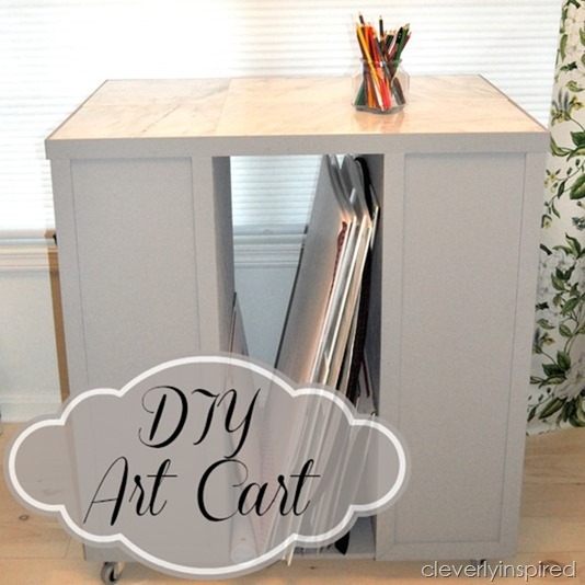 DIY art cart @cleverlyinspired (6)