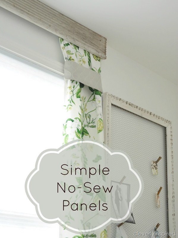 simple diy curtain panels