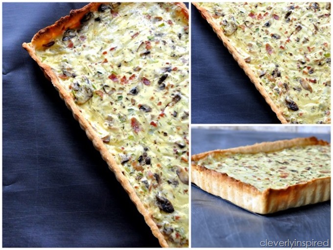 bacon and mushroom quiche recipe @cleverlyinspired (11)