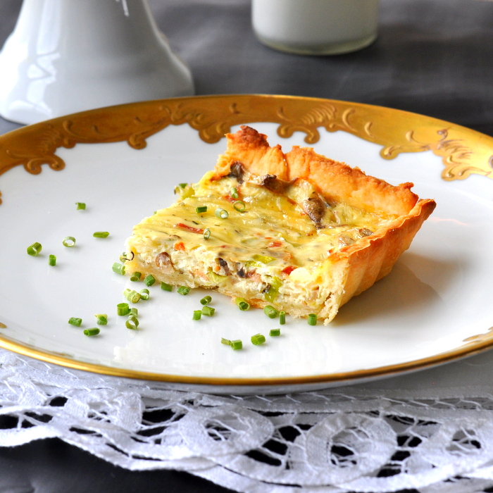 cleverlyinspired make ahead quiche