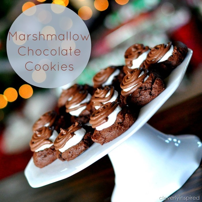 double chocolate marshmallo cookie @cleverlyinspired (1)