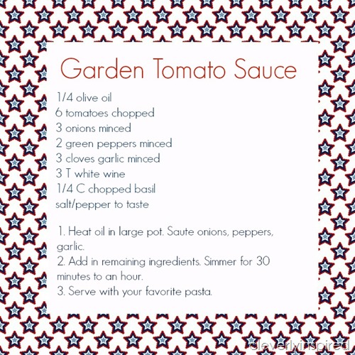 garden tomato sauce printable @cleverlyinspired.com