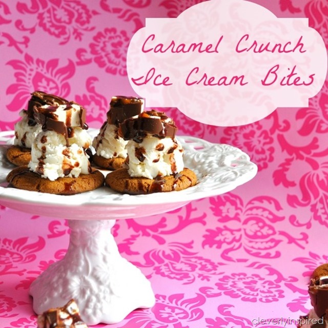 caramel crunch ice cream dessert bite @cleverlyinspired (7)cv