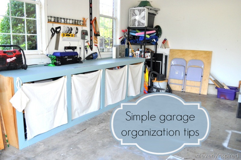 10 inexpensive tips to organize the garage