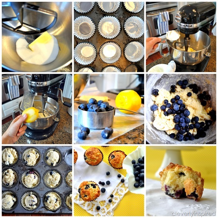 traditional blueberry muffin recipe @cleverlyinspired (1)