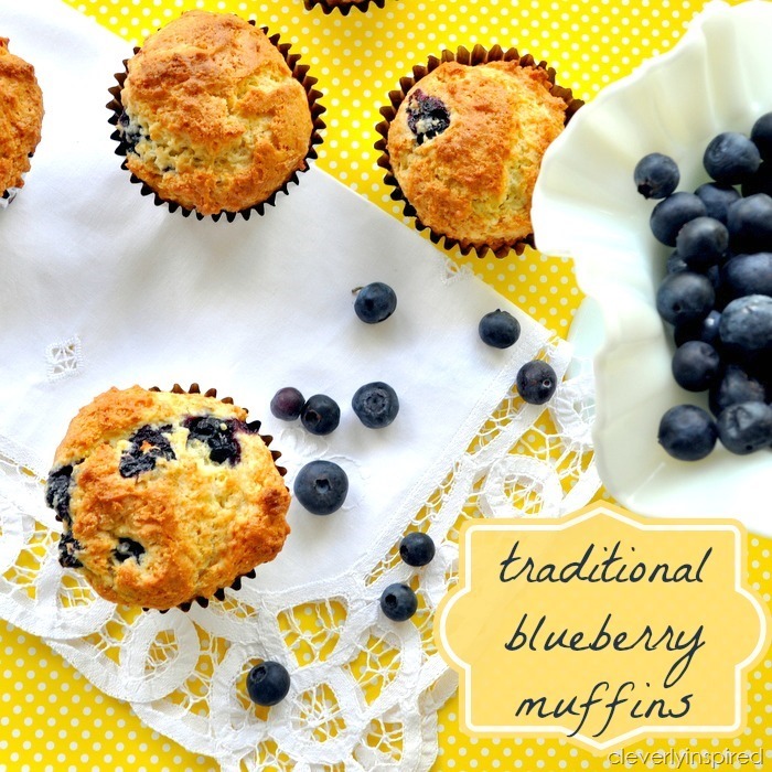 traditional blueberry muffin recipe @cleverlyinspired (4)cv