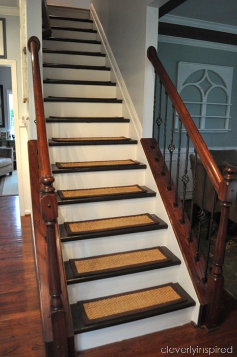 DIY refinished stairs @cleverlyinspired (2)