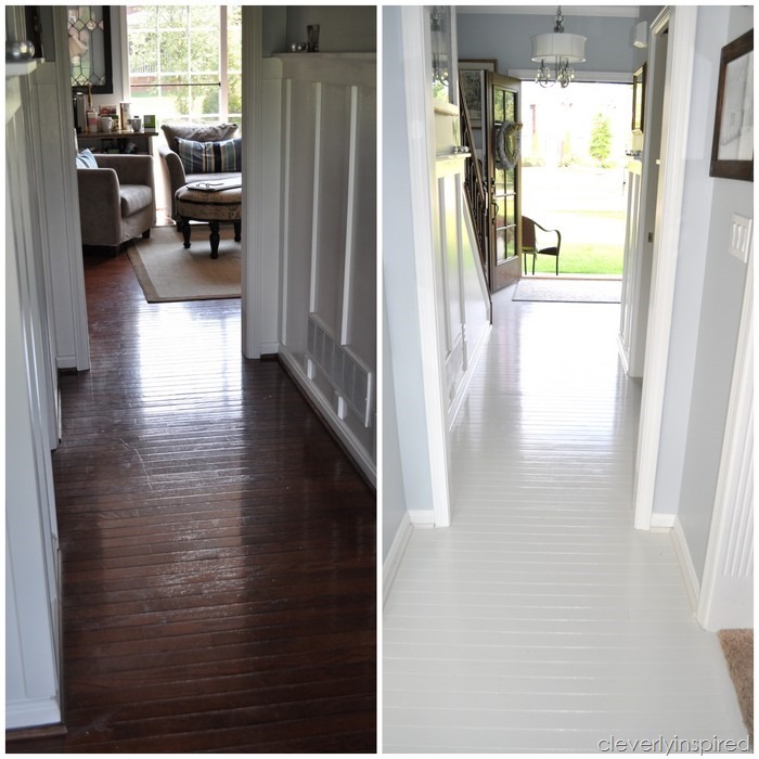 How to paint Prefinished hardwood floors